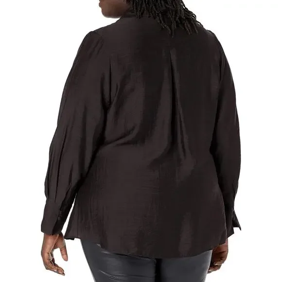 Quinn Peplum Button-Up Shirt- Size 18 - Picture 2 of 4